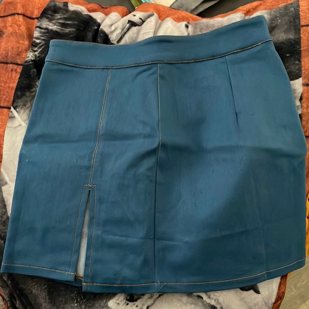 Jean-look Mini Skirt